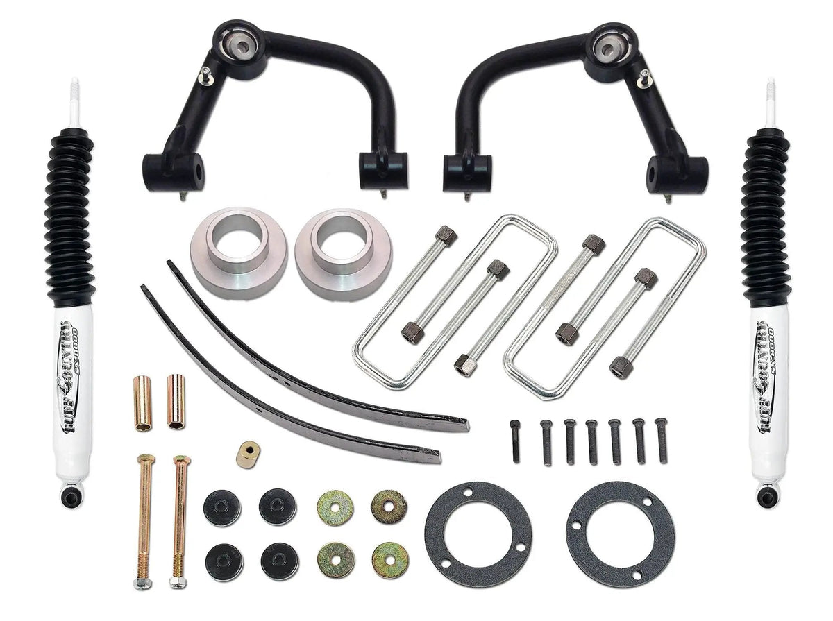 Tuff Country 53036 3in Lift Kit (Uni-Ball Control Arms) No Shocks for 2015-2018 Toyota Hilux 4WD