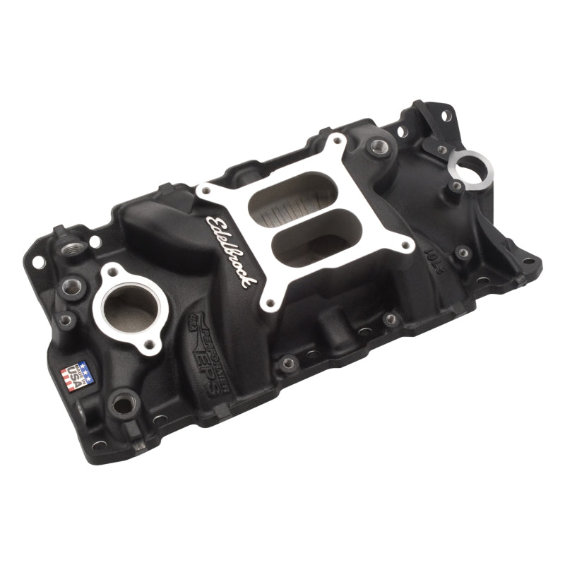 Edelbrock 27013 Performer EPS Intake Manifold Black for Small Block Chevrolet