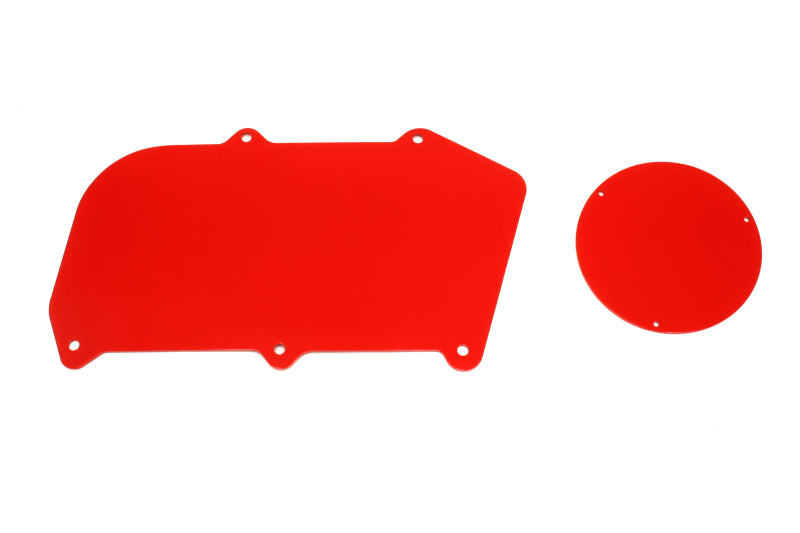 BMR 1964-1972 A-Body Heater Delete Panel Aluminum (Non-A/C Vehicles Only) - Red