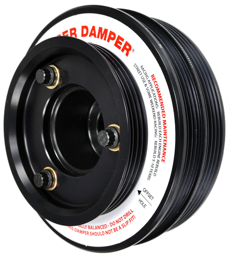ATI Performance Products 918582 Super Damper Harmonic Balancer 5.67 in Aluminum 4/5 Groove Street for Nissan SR20DET RWD Engines