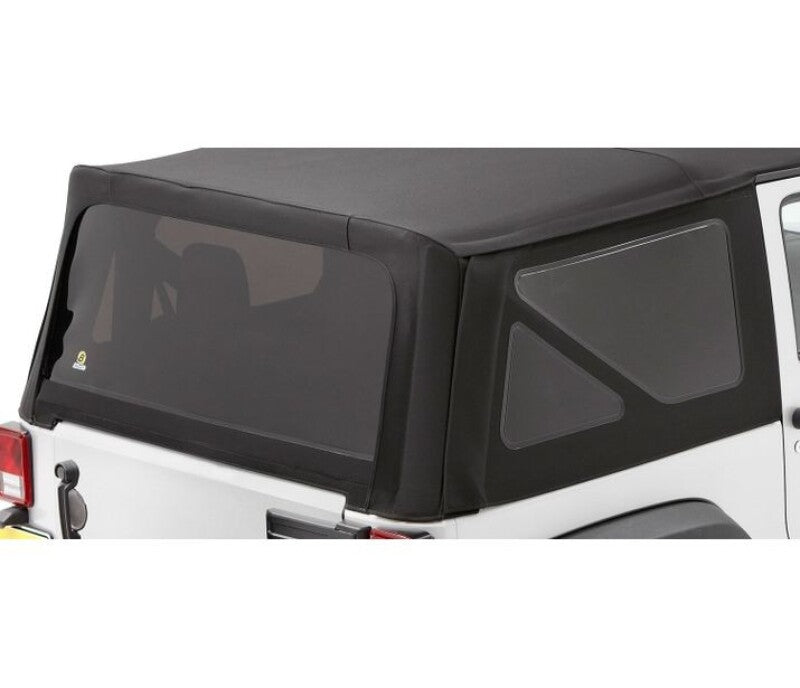 Bestop 07-10 Jeep Wrangler JK 2-Door Window Set (Black Diamond)