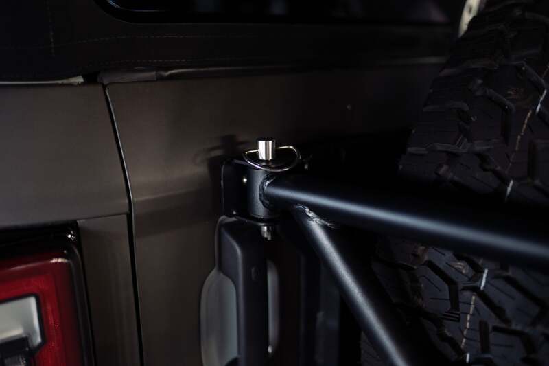 DV8 Offroad 21-26 Ford Bronco Spare Tire Guard & Accessory Mount - #TCBR-01