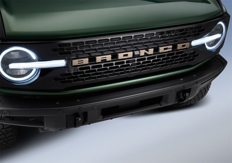 Ford Racing for 2021-2026 Bronco Grille Lettering Overlay Kit - Bronze