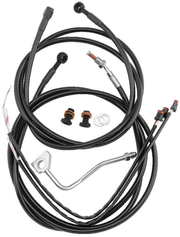 Burly Brand B30-1100 Control Kit 15 in Black for 2008-2013 Harley-Davidson Touring