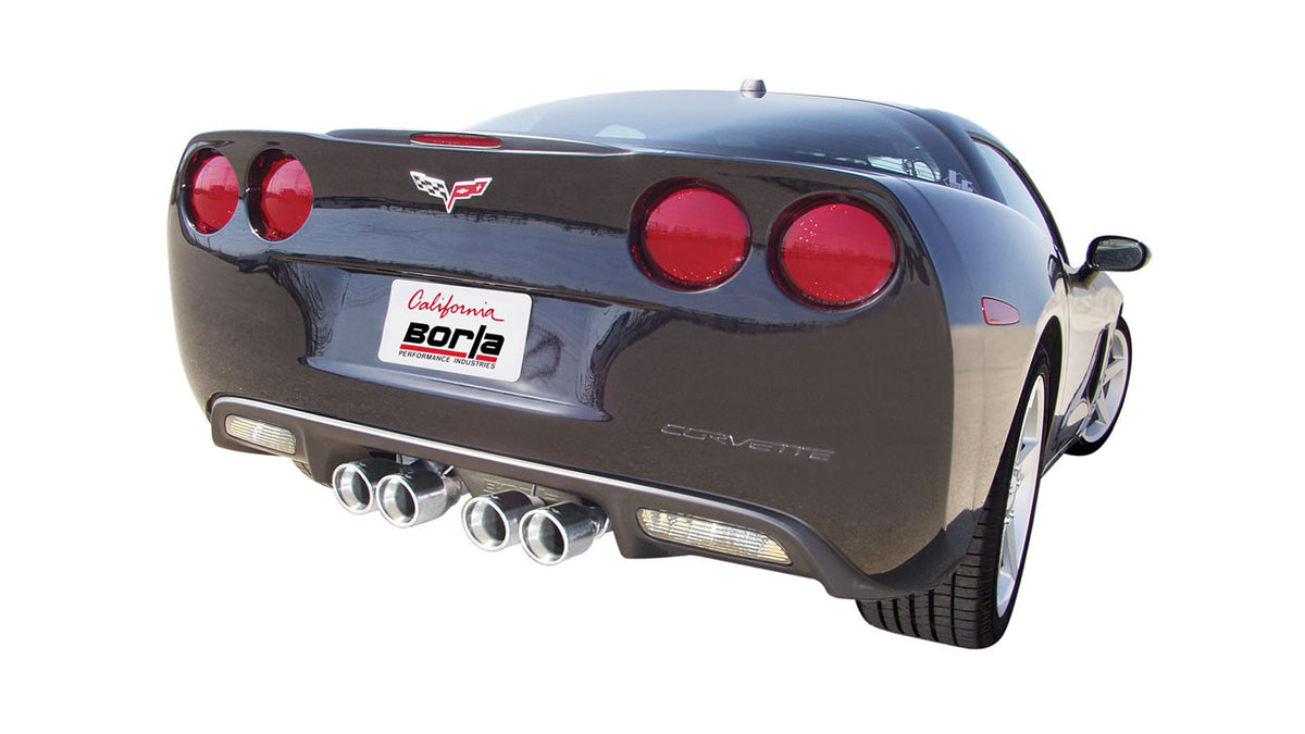 Borla 60089 X-Pipe with Mid-Pipes for 2005-2008 Chevrolet Corvette Base (6.0L)