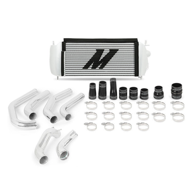 Mishimoto 15-17 Ford F-150 EcoBoost 2.7L Silver Performance Intercooler Kit w/ Polished Pipes - #MMINT-F27T-15KPSL