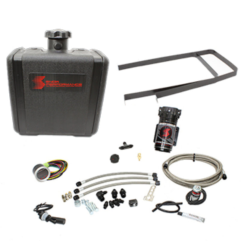 Snow Performance SNO-410-BRD-T for 07-17 Cummins 6.7L Stage 2 Boost Cooler Water Inj. Kit (SS Brded Line/4AN) w/o Tank