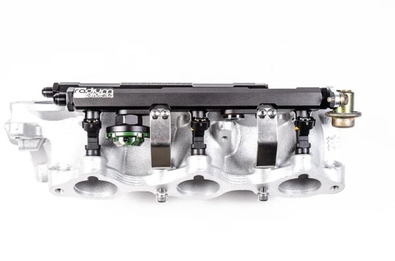 Radium Engineering Fuel Rail Kit with Stainless Steel Brackets Compatible with Nissan VQ - #20-0458