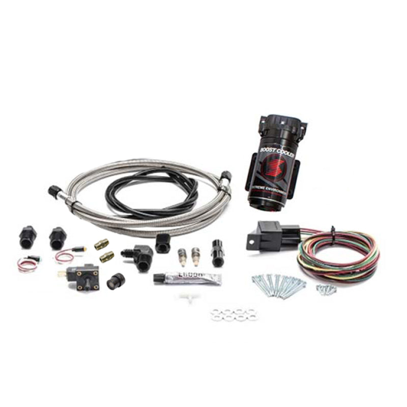 Snow Performance SNO-301-BRD-T Stage 1 Boost Cooler Water Injection Kit TD (w/SS Braided Line/4AN Fittings) w/o Tank