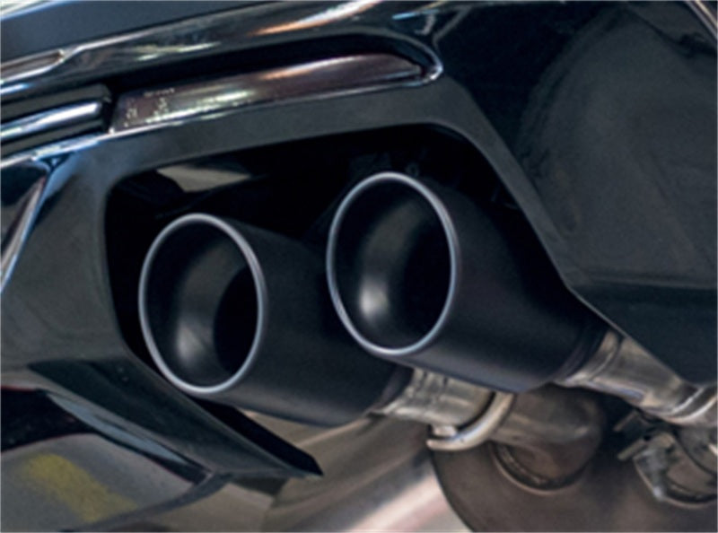 Borla 11925CB 2016 Chevy Camaro V8 SS AT/MT ATAK Rear Section Exhaust w/ Dual Mode Valves Ceramic Black - #11925CB