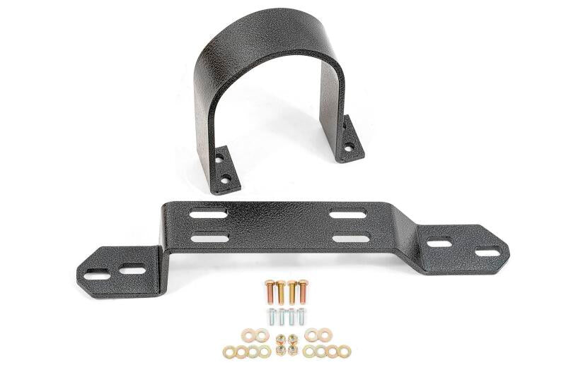 BMR 1983-1987 GM G-Body Driveshaft Safety Loop Front - Black Hammertone