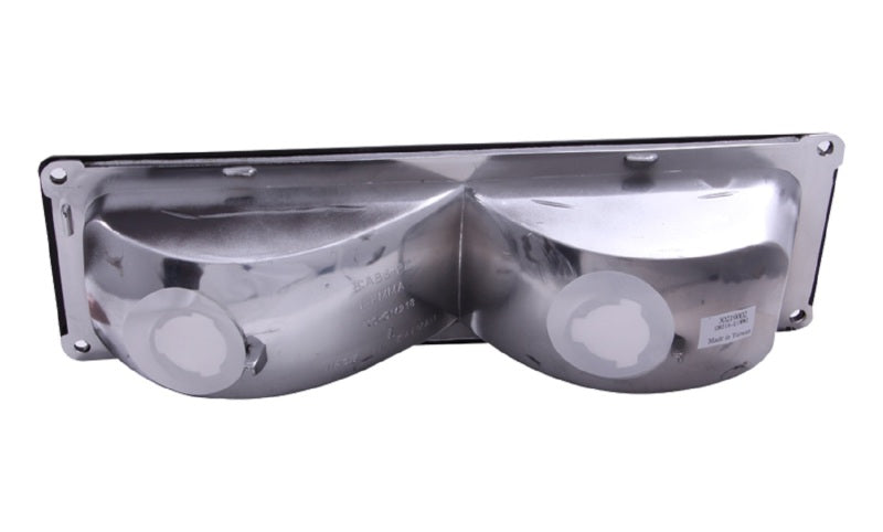 ANZO 1988-2000 Chevrolet C3500 Parking Lights - Euro Parking/Signal Chrome w/ Black Frame Clear Lens
