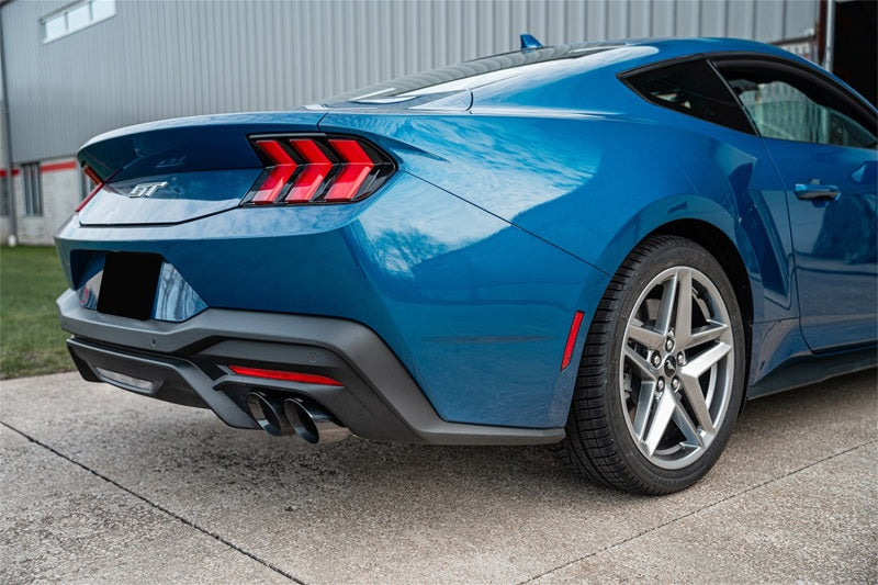 Corsa 2024+ Ford Mustang V8 5.0L 3in Axle-Back Exhaust System with Twin 4in Black Pro-Series Tips
