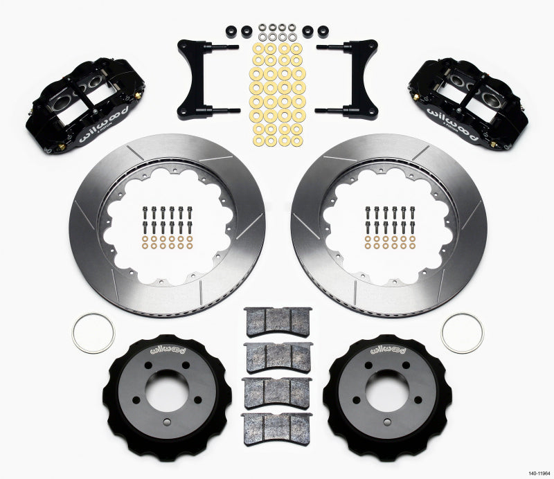 Wilwood Narrow Superlite 6R Front Hat Kit 14.00in 93-96 Mazda RX7 - #140-11964