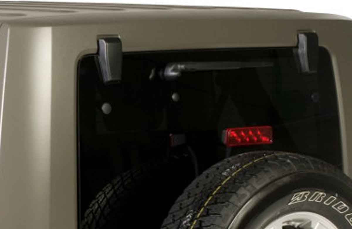 Kentrol 70016 Liftgate Hinge Covers for 2007-2018 Jeep Wrangler JK