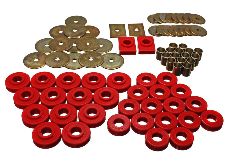 Energy Suspension for GM Body Mount Set - Red 3.4120R
