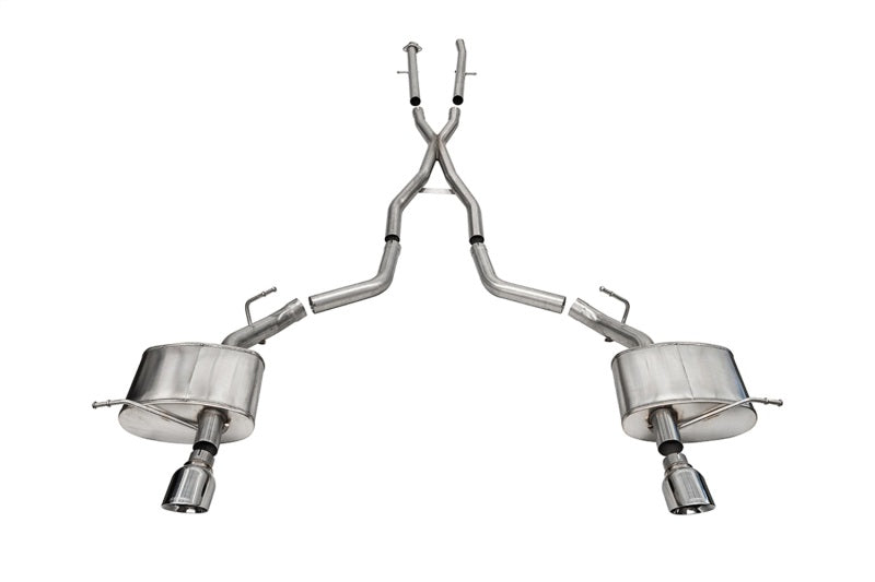 Corsa 2011-2026 Dodge Durango Xtreme 2.5in Cat-Back Dual Rear Exit with Single 4.5in Polished Tips