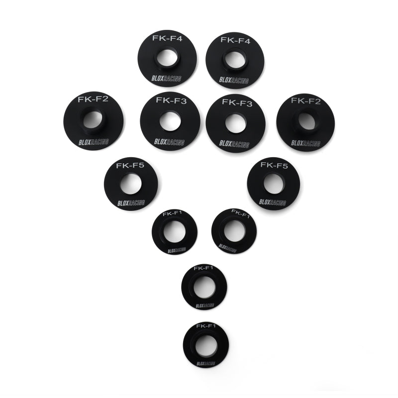 BLOX Racing 16-21 FK Civic - Front - 12 Pieces Subframe Hard Collar Kit BXSS-20605