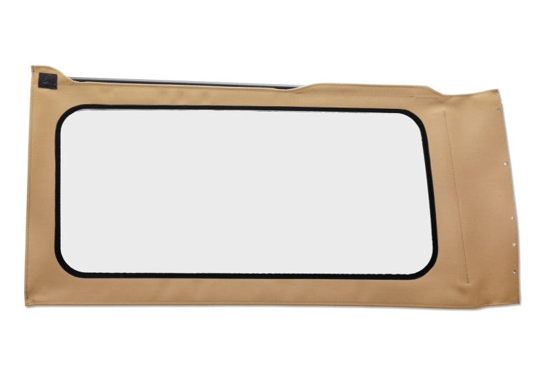 Bestop 18-26 Jeep Wrangler JL Oe JL Replacement Windows (Quarter Left Hand 2-Door Tan Twill Clear)