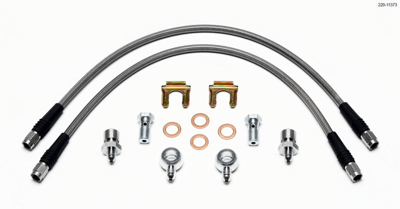 Wilwood Flexline Kit D52 Caliper 18in w/ Banjo 7/16-20 - #220-11373
