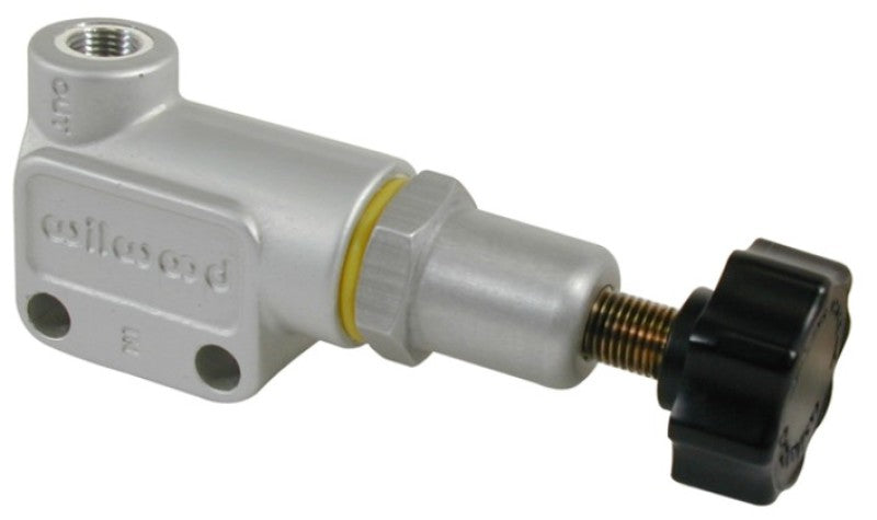 Wilwood Proportioning Valve - Knob Adjust M10x1 BBF Inlet & Outlet - #260-12627