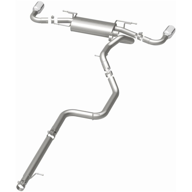 MagnaFlow 15146 10-12 Mazda 3 L4 2.5L Hatchback Split Rear Exit Stainless Cat Back Performance Exhaust - #15146