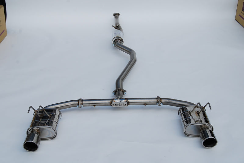 Invidia HS22HS4QD1RSL 22-Up Honda Civic Si Integra Base Dual Q300 S.S.Tips Cat-back Exhaust