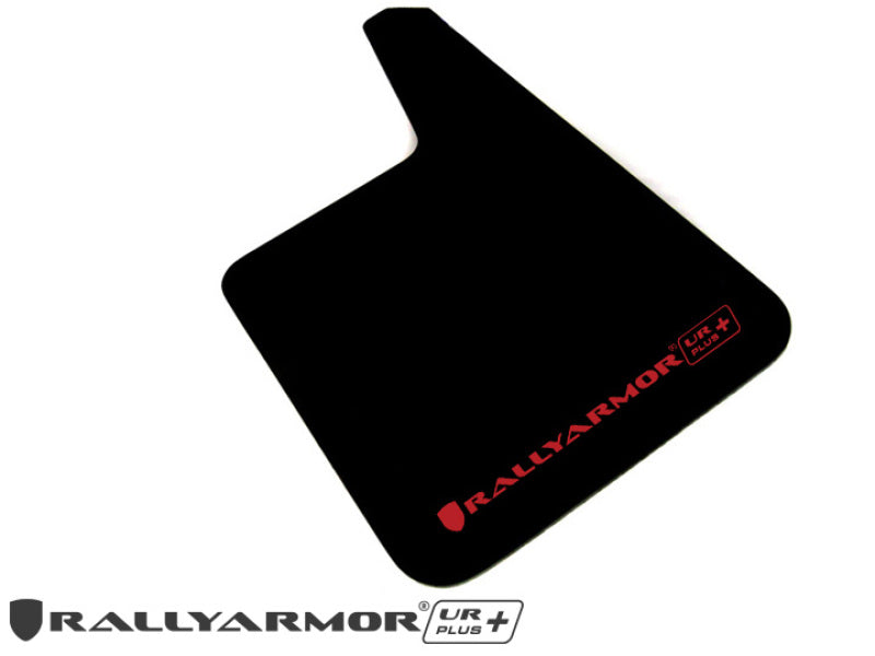 Rally Armor UR Mud Flaps - Universal - Red/White Logo - #MF20-URP-RD/WH