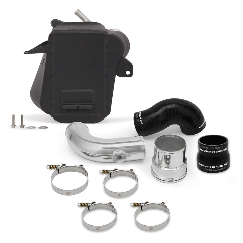 Mishimoto 2017+ Ford 6.7L Powerstroke Air-To-Water Intercooler - Micro-Wrinkle Black - #MMINT-F2D-17BK