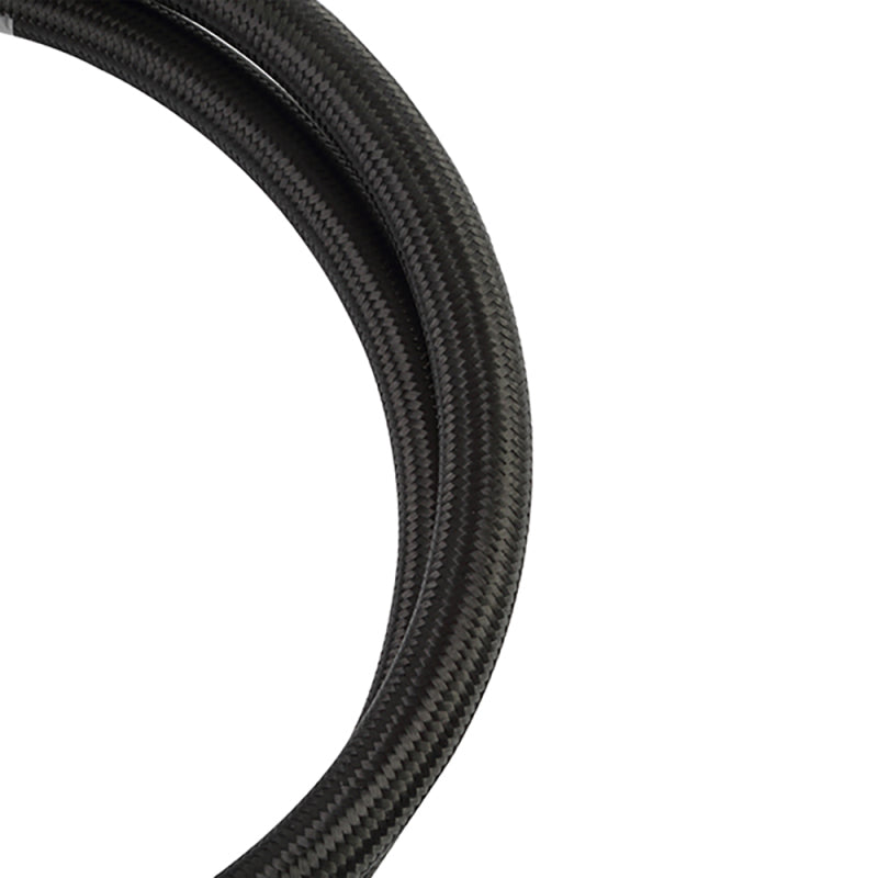 Mishimoto 3Ft Stainless Steel Braided Hose with -6AN Fittings - Black - #MMSBH-0636-CB