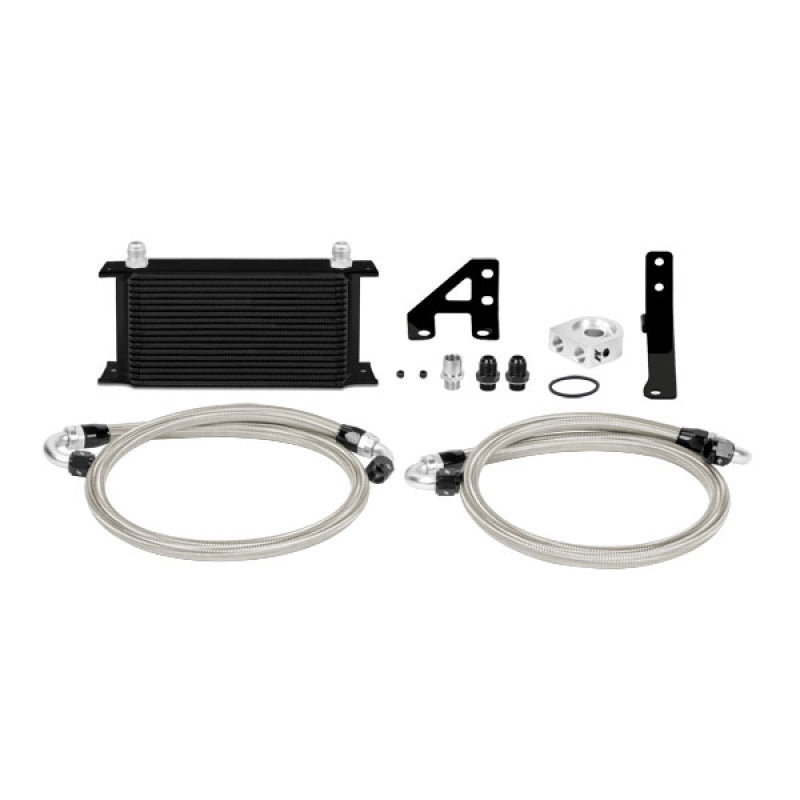 Mishimoto 15 Subaru STI Oil Cooler Kit - Silver - #MMOC-STI-15