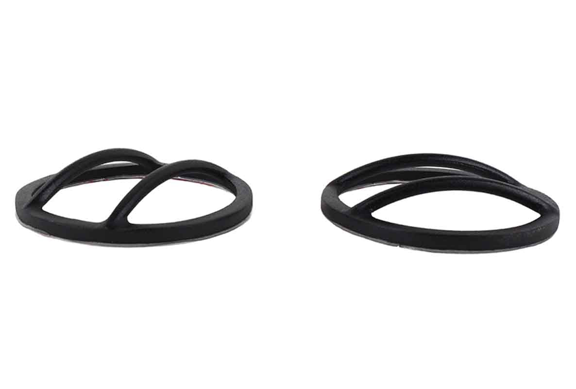 Kentrol 80014 Fog Light Covers Pair for 2007-2018 Jeep Wrangler JK - Textured Black