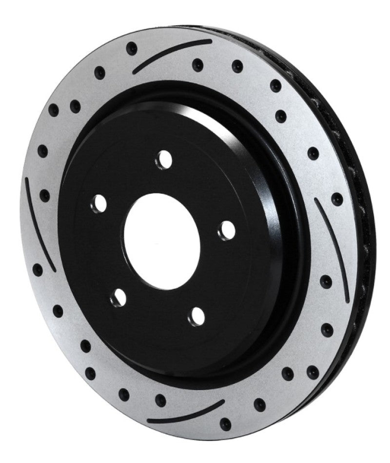 Wilwood Rotor-Rear-SRP-C5/C6 Vette-LH-BLK 12.00 x 1.03 - 5 x 4.75in - #160-14041-BK