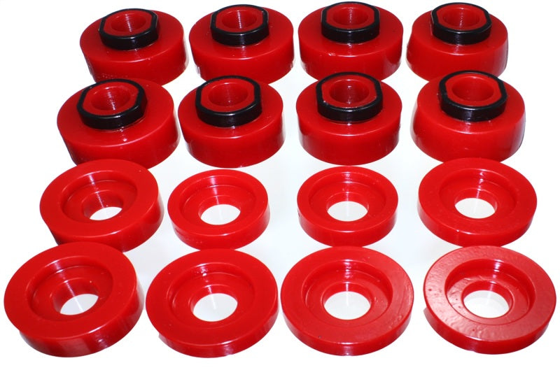 Energy Suspension for 08-16 Ford F-250/F-350/F-450 Red Body Mount Set 4.4124R