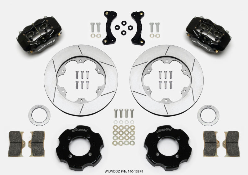 Wilwood Forged Dynalite Front Hat Kit 11.00in GT Rotor 95-05 Miata - #140-13379