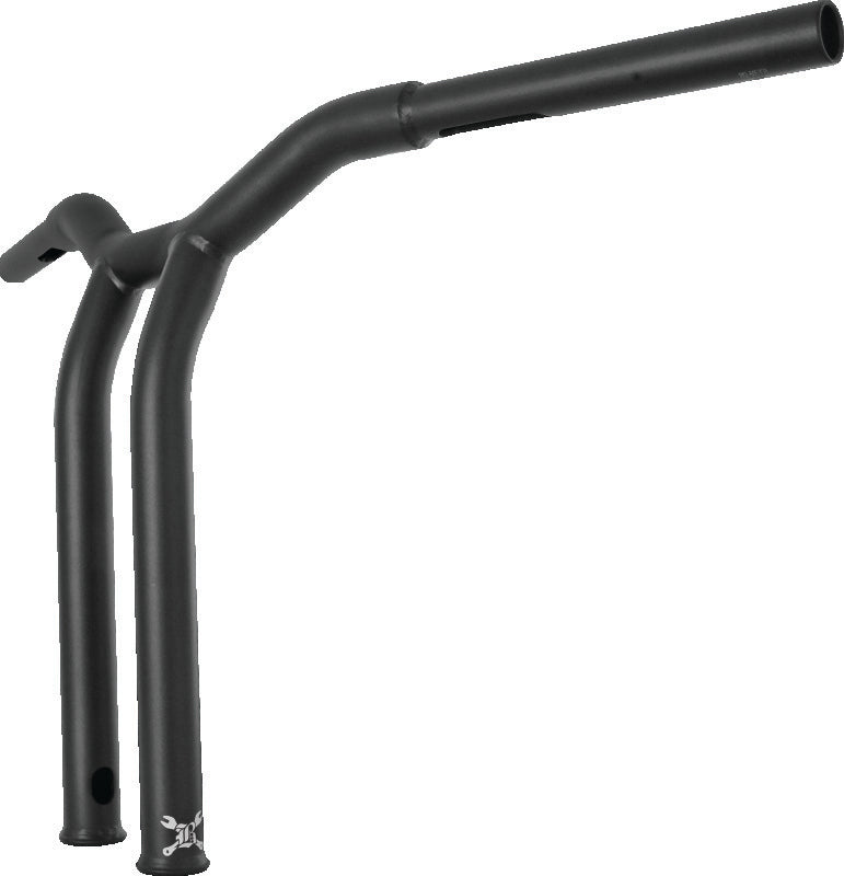 Burly Brand B12-6053SB Dominator Raked Bar 14 in Matte Black for 1982-2025 Harley-Davidson Models