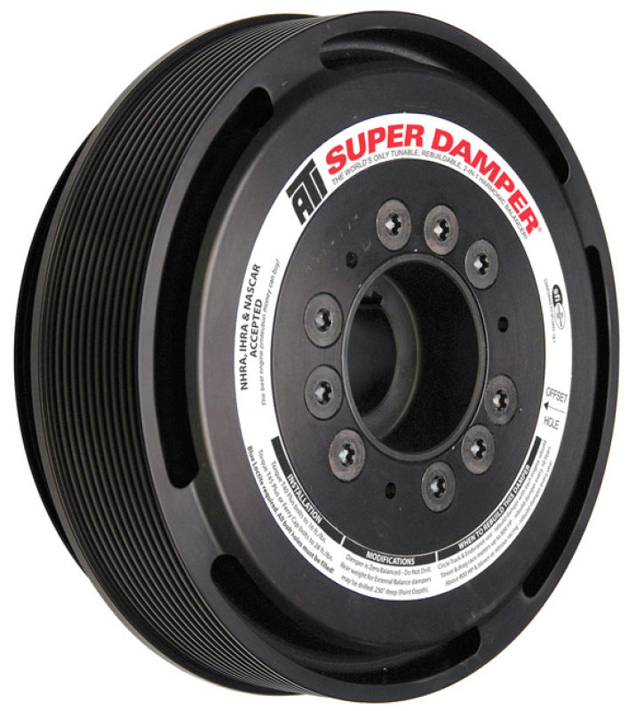 ATI Performance Products 917345 Super Damper Harmonic Balancer 7.425 in Steel 8/4 Groove for 1997-2017 Chevrolet Corvette / SS, Pontiac G8, Cadillac CTS-V (LS1 / LS2 / LS3 / LS6)