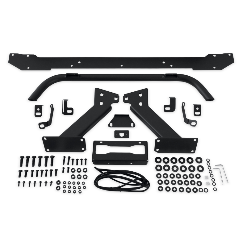 Body Armor 4x4 (SU-19339) HiLine Front Winch Bumper - Compatible with 2018-2021 Crosstrek.