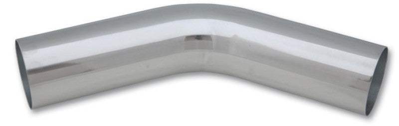Vibrant 3.25in O.D. Universal Aluminum Tubing (45 Degree) 3.25in CLR 5in Leg