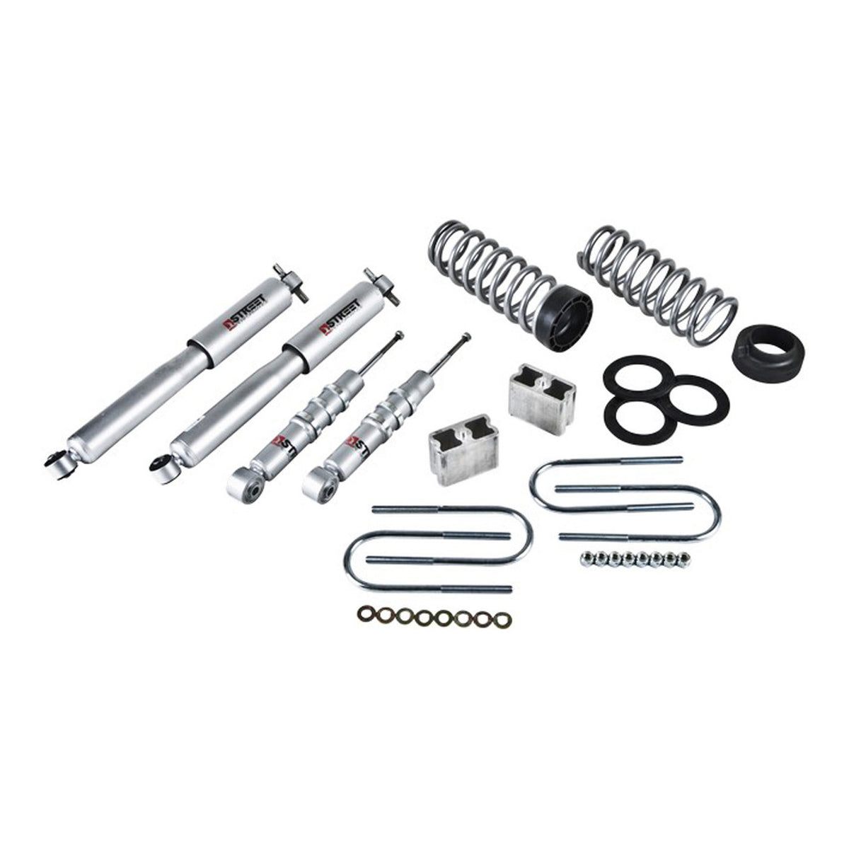 Belltech Lowering Kit with SP Shocks 1-2in F/3in R for 2004-2012 GM Colorado/Canyon