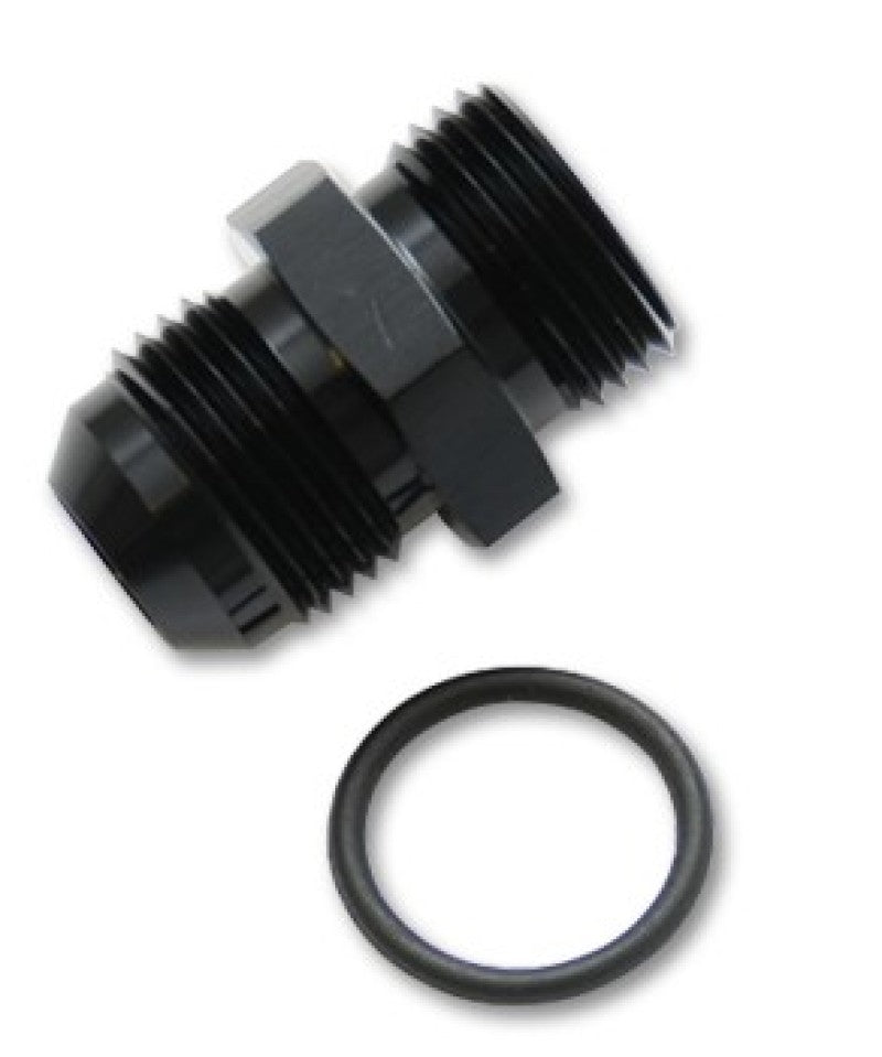 Vibrant -3AN Male Flare to -4 ORB Male Straight Adapter w/O-Ring - Anodized