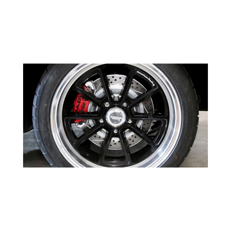 Baer Brakes 79-93 Ford Mustang w/ OE V8 Spindle Only 13in Classic Series Front Brake Kit - Red