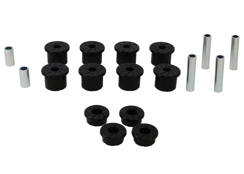 Whiteline W73815 Spring Eye Front/Rear and Shackle Bushing for 1980-1997 Ford F-250, 1980-1997 Ford F-350