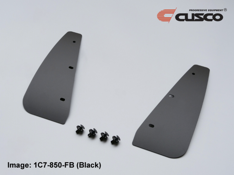 Cusco 2022+ Toyota GR Yaris EVA Bolt On Front Mud Flaps - Black 1C7 850 FB