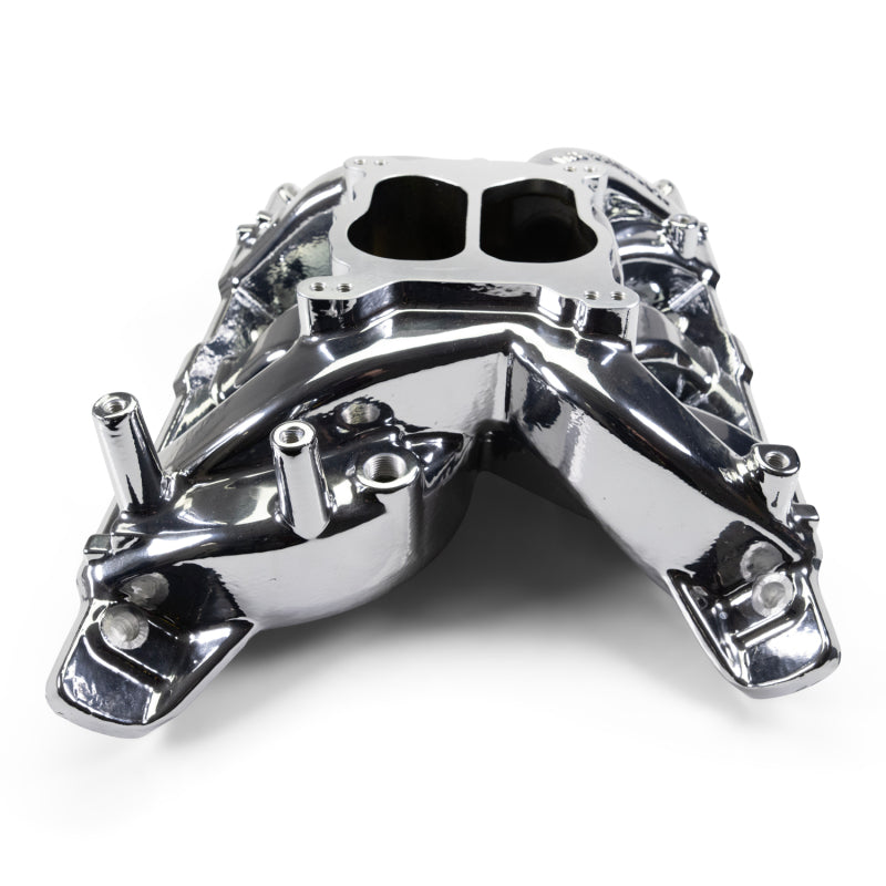 Edelbrock 7156-CP Pontiac 326-455 Performer RPM Intake Manifold - Chrome Plasma Finish