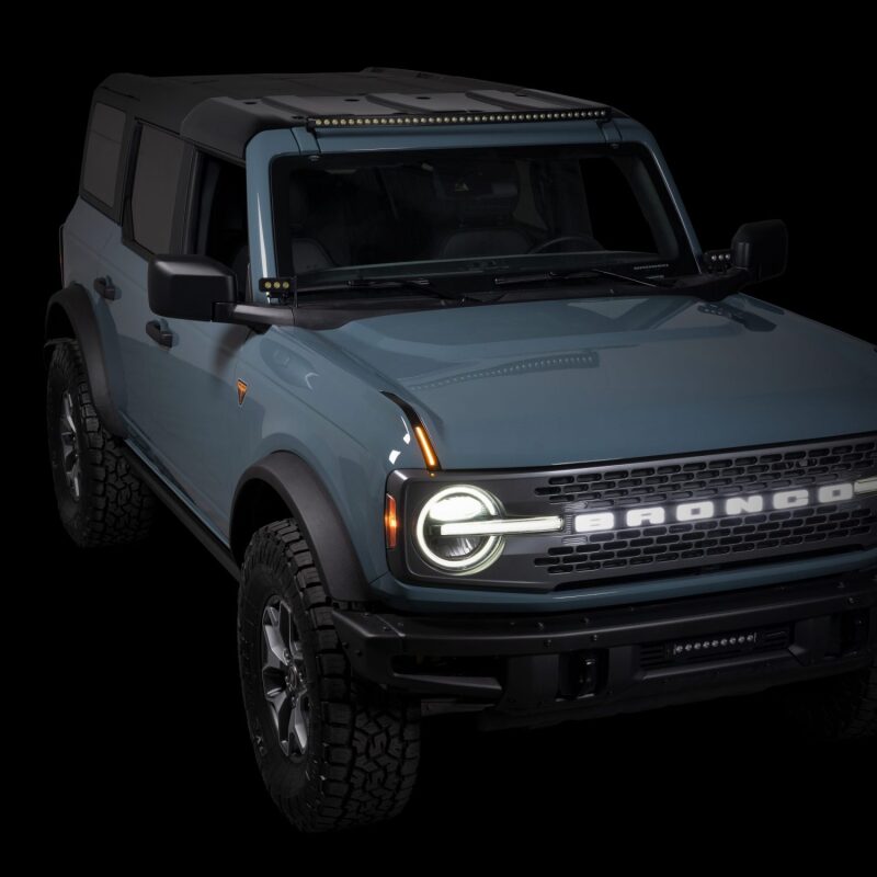 Putco for 2022-2024 Ford Bronco Luminix DRL LED Light Hood Limb Riser (Factory Hood Side Hinge Replacements)