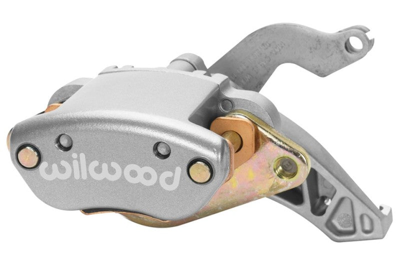 Wilwood Caliper-MC4 Mechanical-L/H - Silver No Logo 1.19in Piston .81in Disc - #120-12070