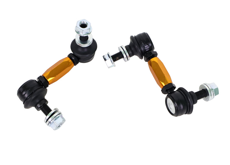 Whiteline KLC144 Rear Sway Bar Link Kit Adjustable Ball Link