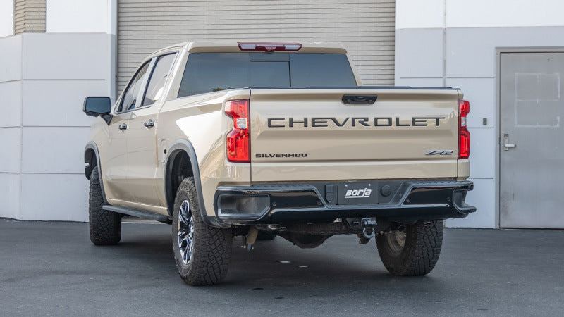 Borla 140913 Cat-Back Exhaust System Touring for 2022-2023 Chevrolet Silverado 1500 ZR2 / GMC Sierra 1500 AT4X (6.2L)