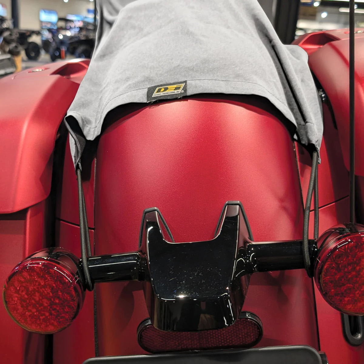 DEI Motorcycle Seat Shade with Hooks/Straps/Storage Bag